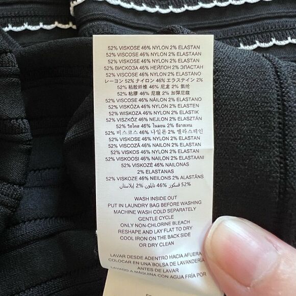 Michael Kors Scalloped-Stripe Sweater Dress - Picture 13 of 14